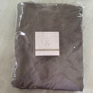 Ballard Designs Linen Club Baldwin/VV Ottoman Slipcover (slipcover only)